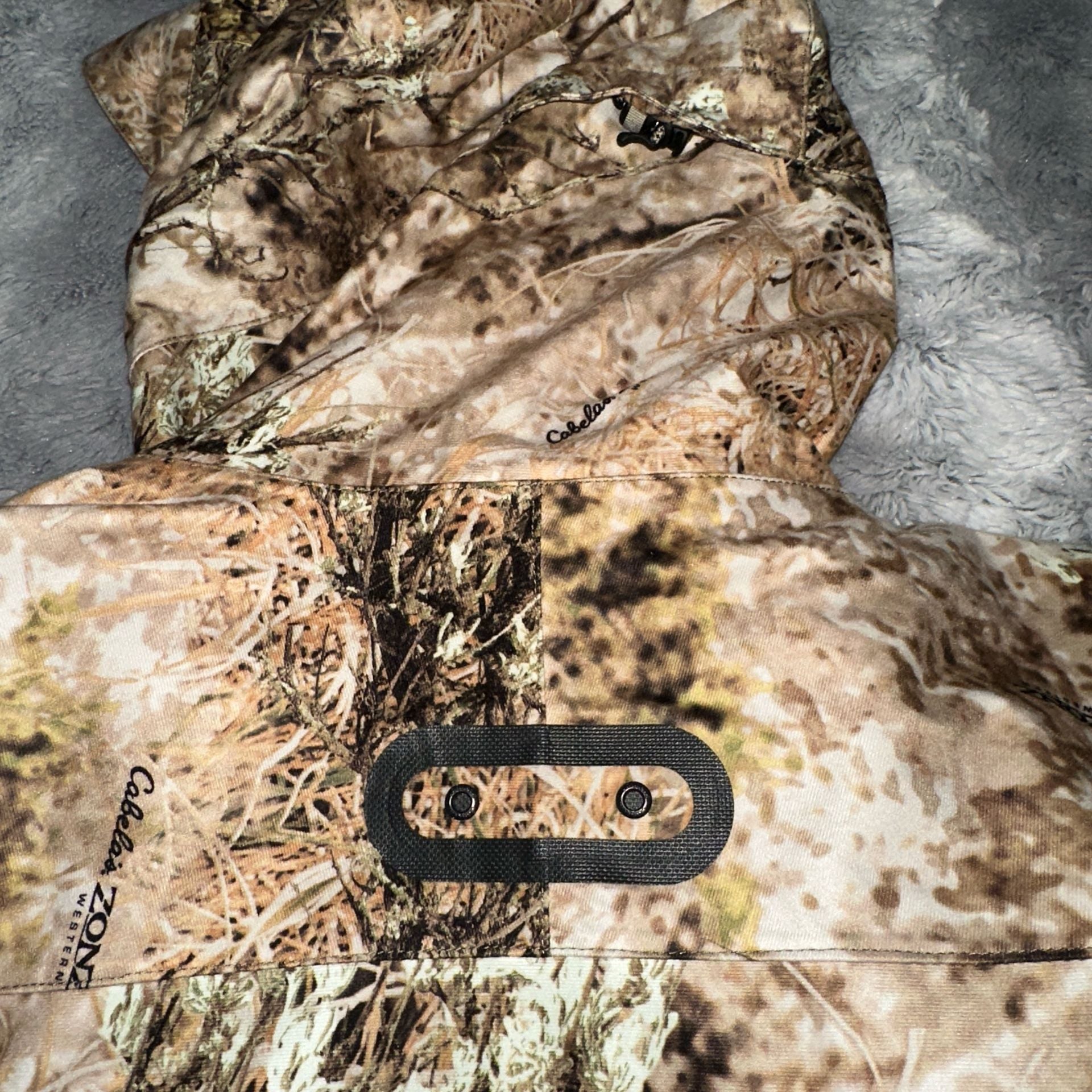 Cabela's Zonz Woodlands Camo Hooded Hunting Jacket Coat 7