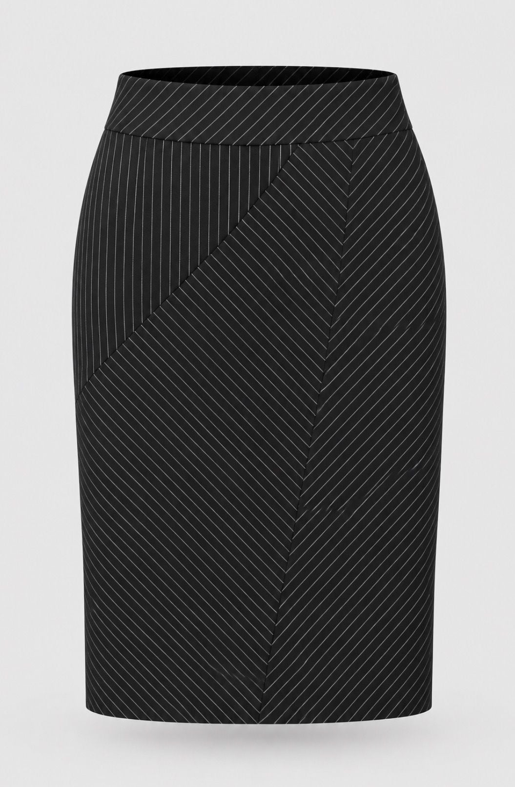 Doncaster Black Mixed Pinstripe Pencil Skirt – Size 6 2