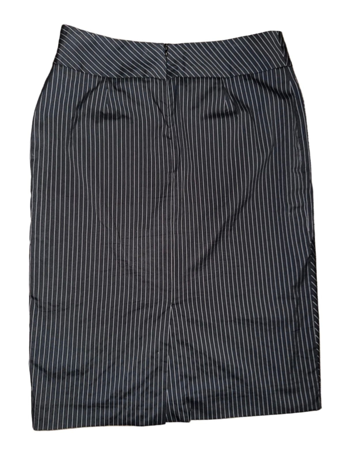 Doncaster Black Mixed Pinstripe Pencil Skirt – Size 6 4