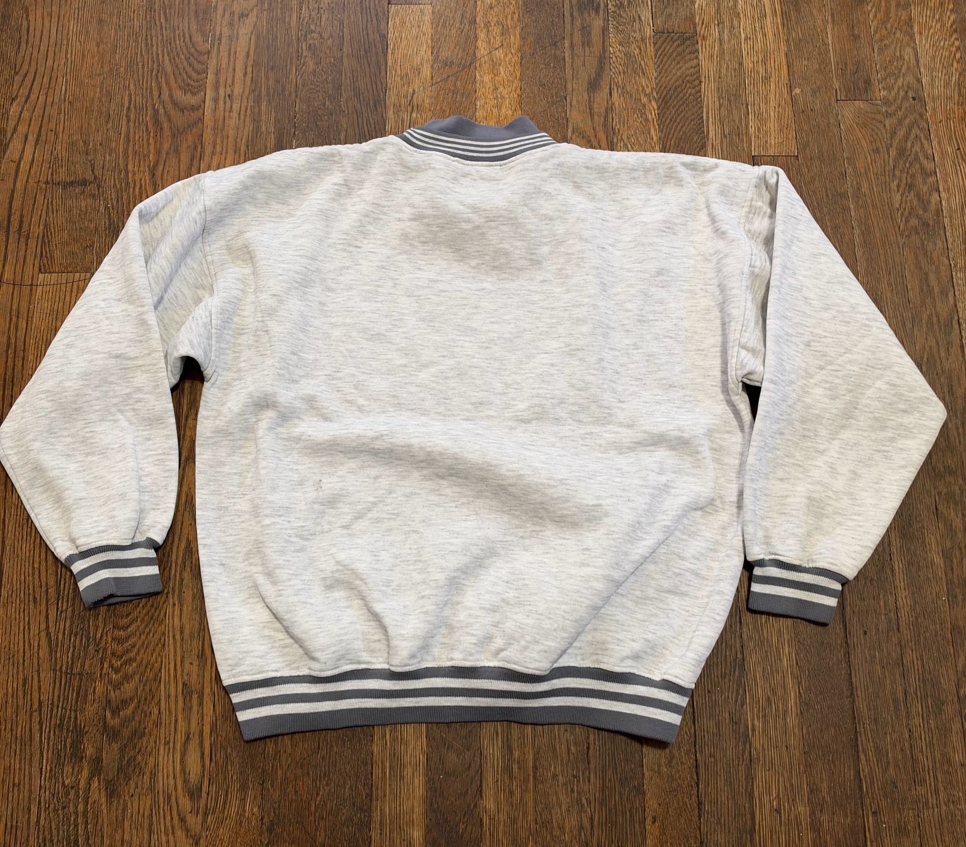 Gear For Sports Oklahoma State Sweatshirt Gray Mock Neck Vintage Large  7
