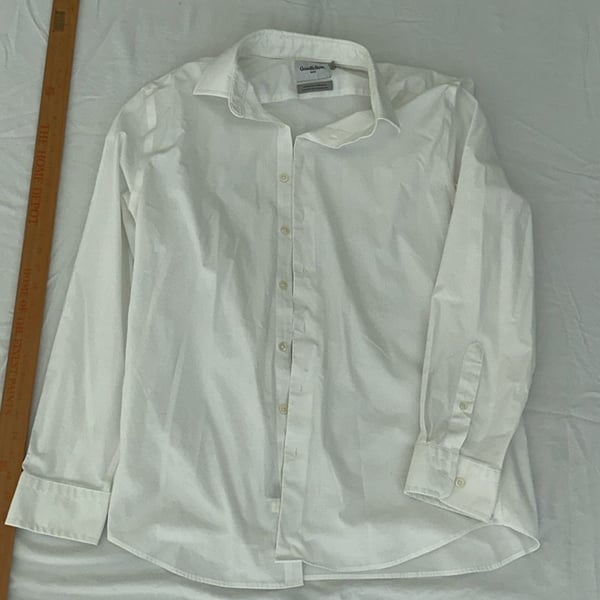 Goodfellow & Co Men's White Long Sleeve Button-Down Shirt