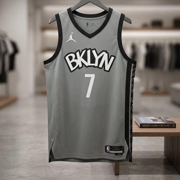 Jordan Kevin Durant Brooklyn Nets Statement Edition Swingman Jersey Gray