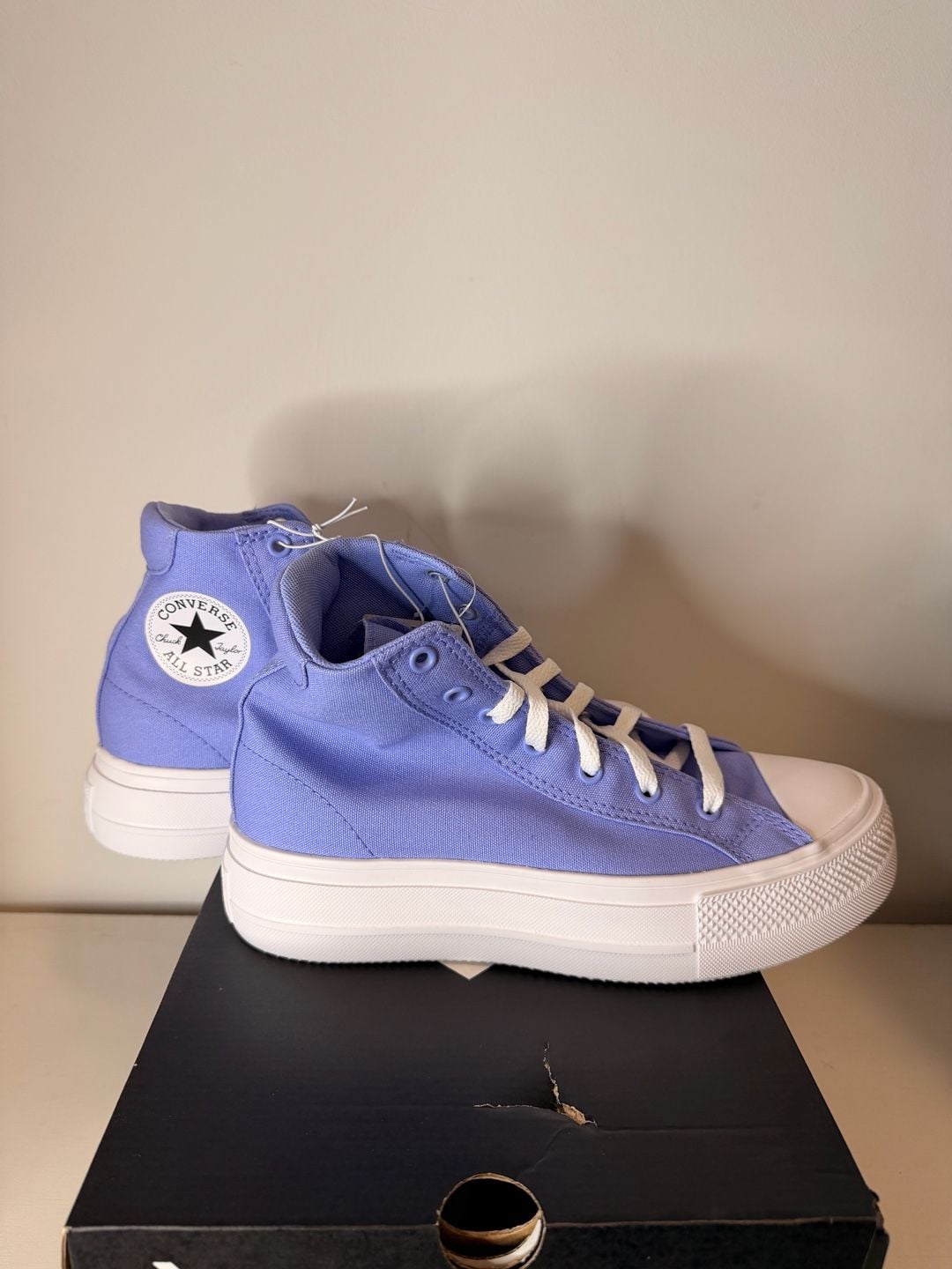 Converse Day One Platform Hi Size 6 Kid Very Peri Purple 6