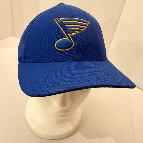 Mitchell & Ness St. Louis Blues Snapback Hat Blue Yellow