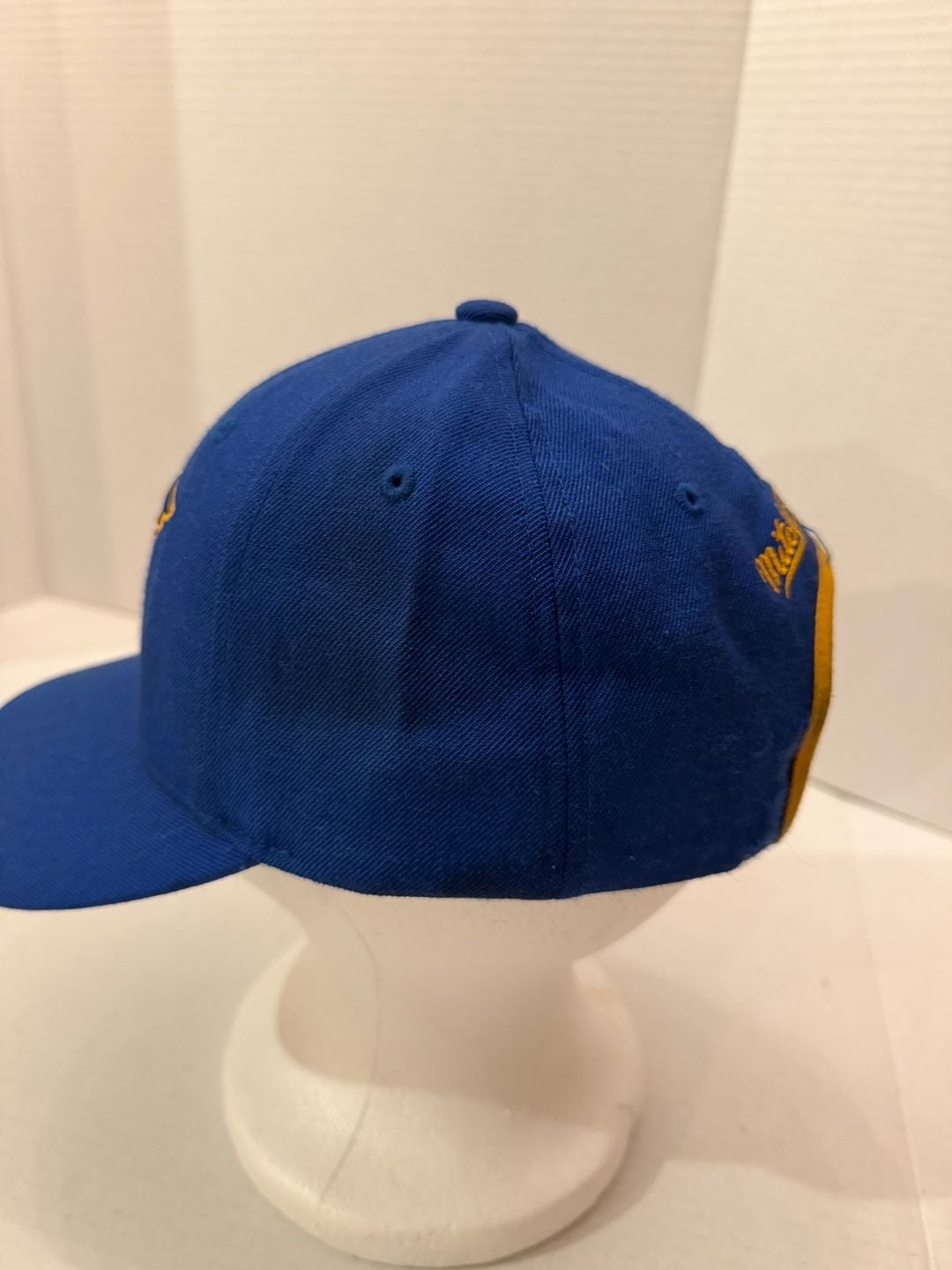 Mitchell & Ness St. Louis Blues Snapback Hat Blue Yellow 5