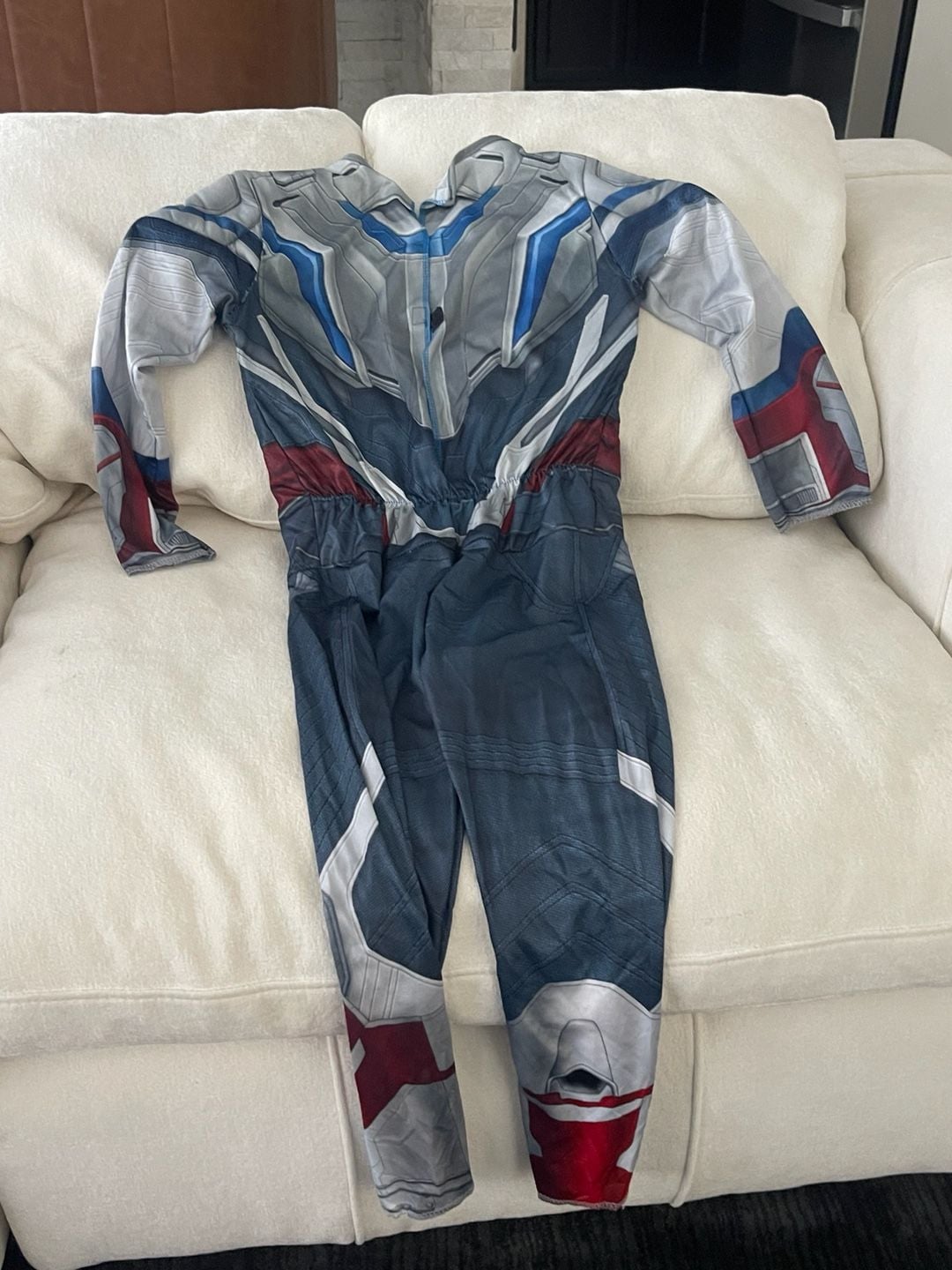 Marvel Avengers Endgame Captain America Quantum Realm Costume Size Youth Medium 8-10 3