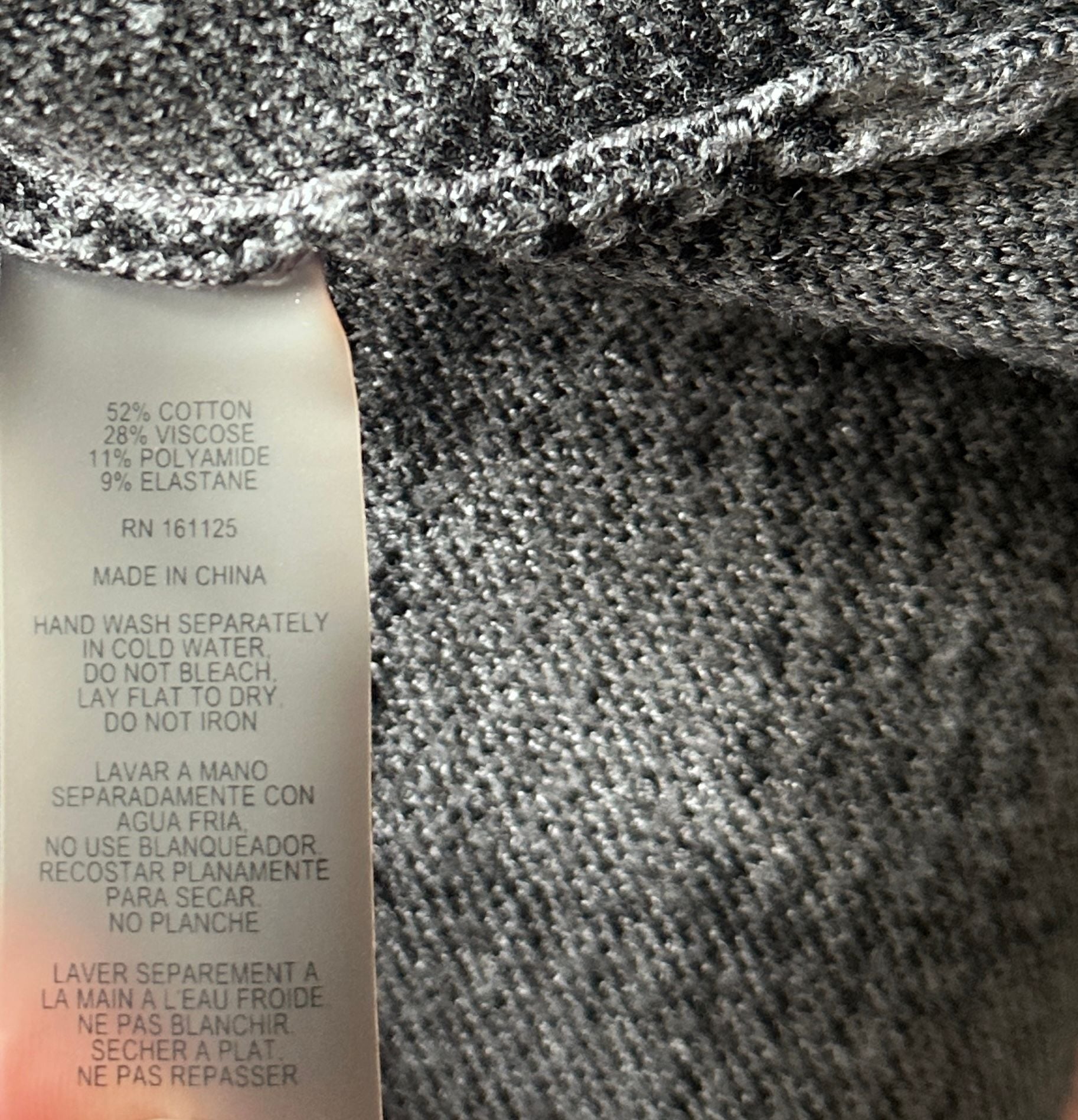 Sioni Plaid Cardigan Size XL Grey Black Open Front Pockets 8
