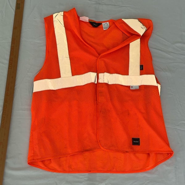 Walls ANSI 2 Safety Vest Orange Mesh Reflective