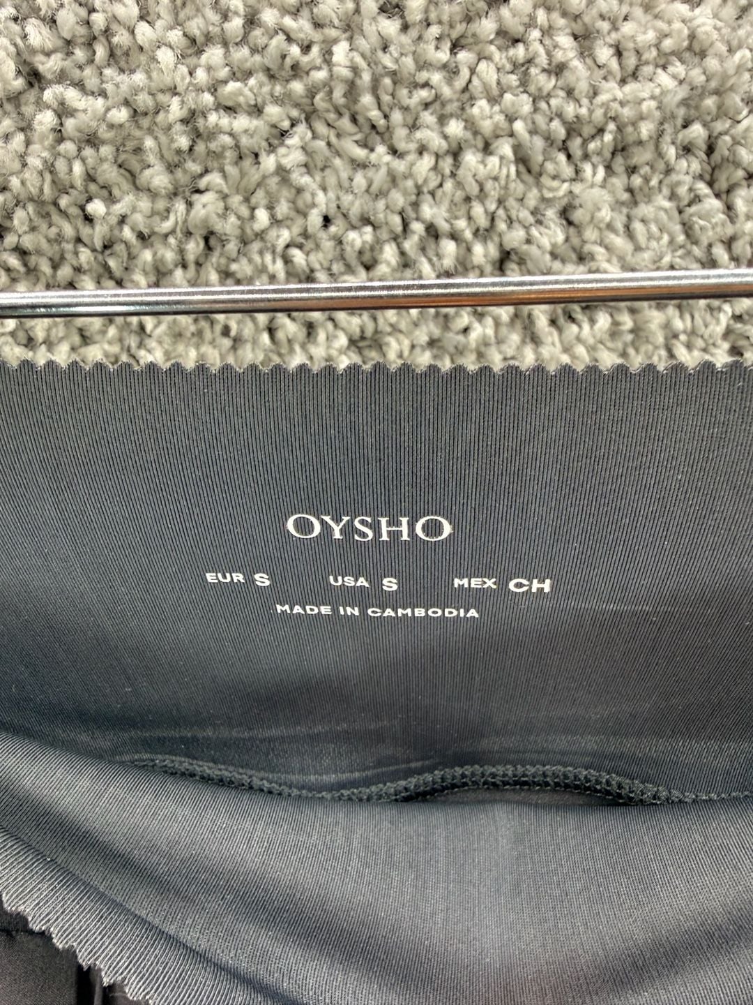 Oysho Pleated Skort Size S Black Athletic Skirt Shorts 4