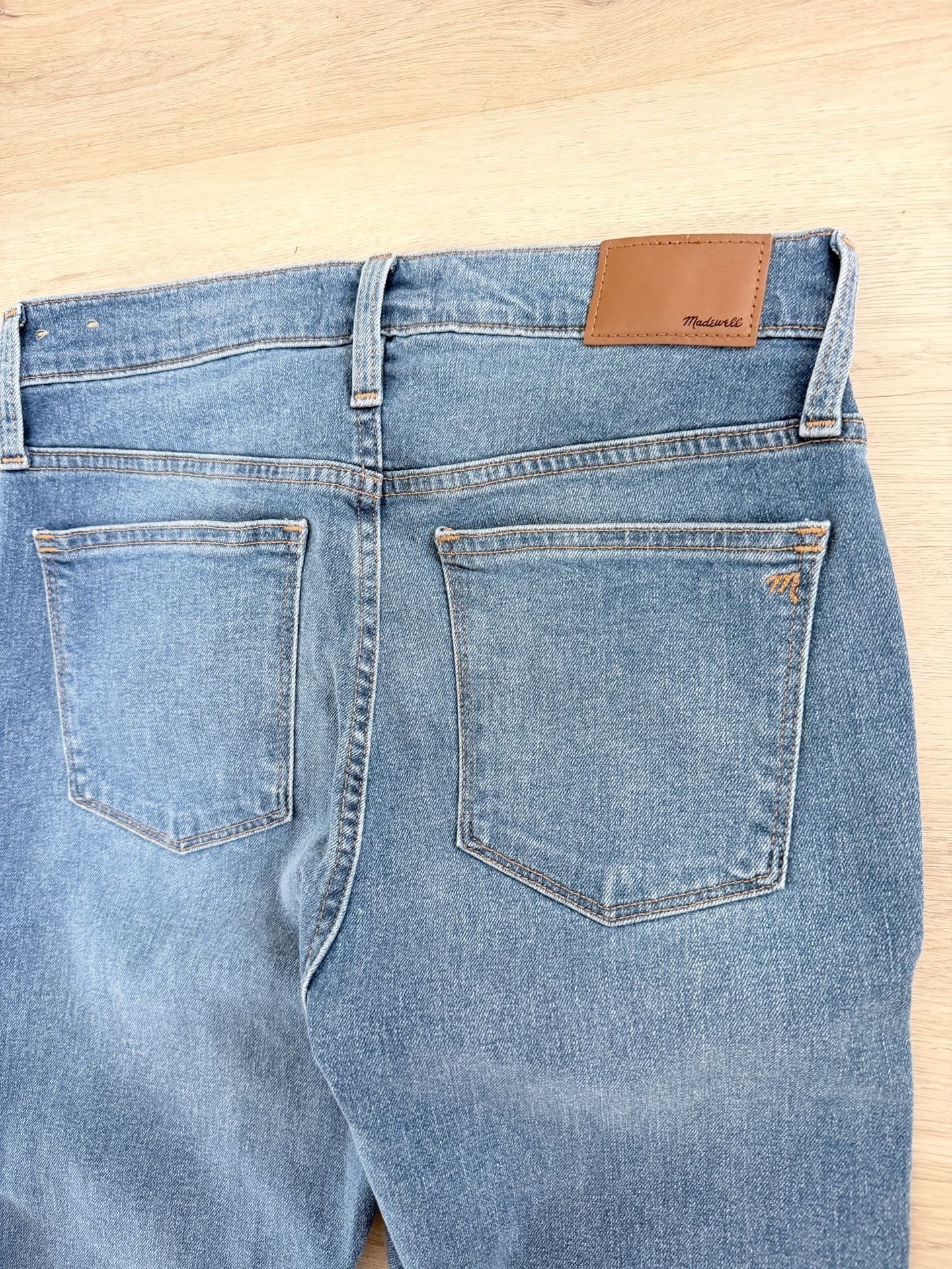 Madewell 10 Inch High Rise Skinny Size 29 Button Front Jeans 7