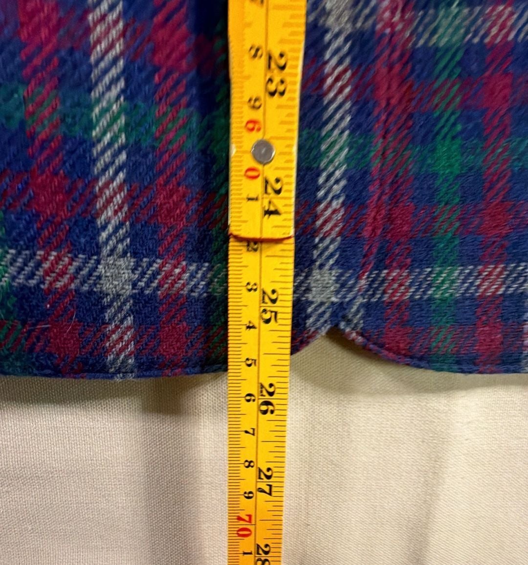 Petite Haberdashery Blazer Size S Petite Plaid Wool Jacket 4