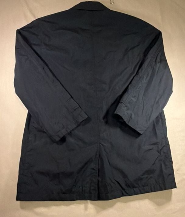 Brooks Brothers Jacket Size L Black Trench Coat Raincoat 7