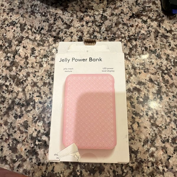Heyday 5000 mAh Jelly Power Bank Pink