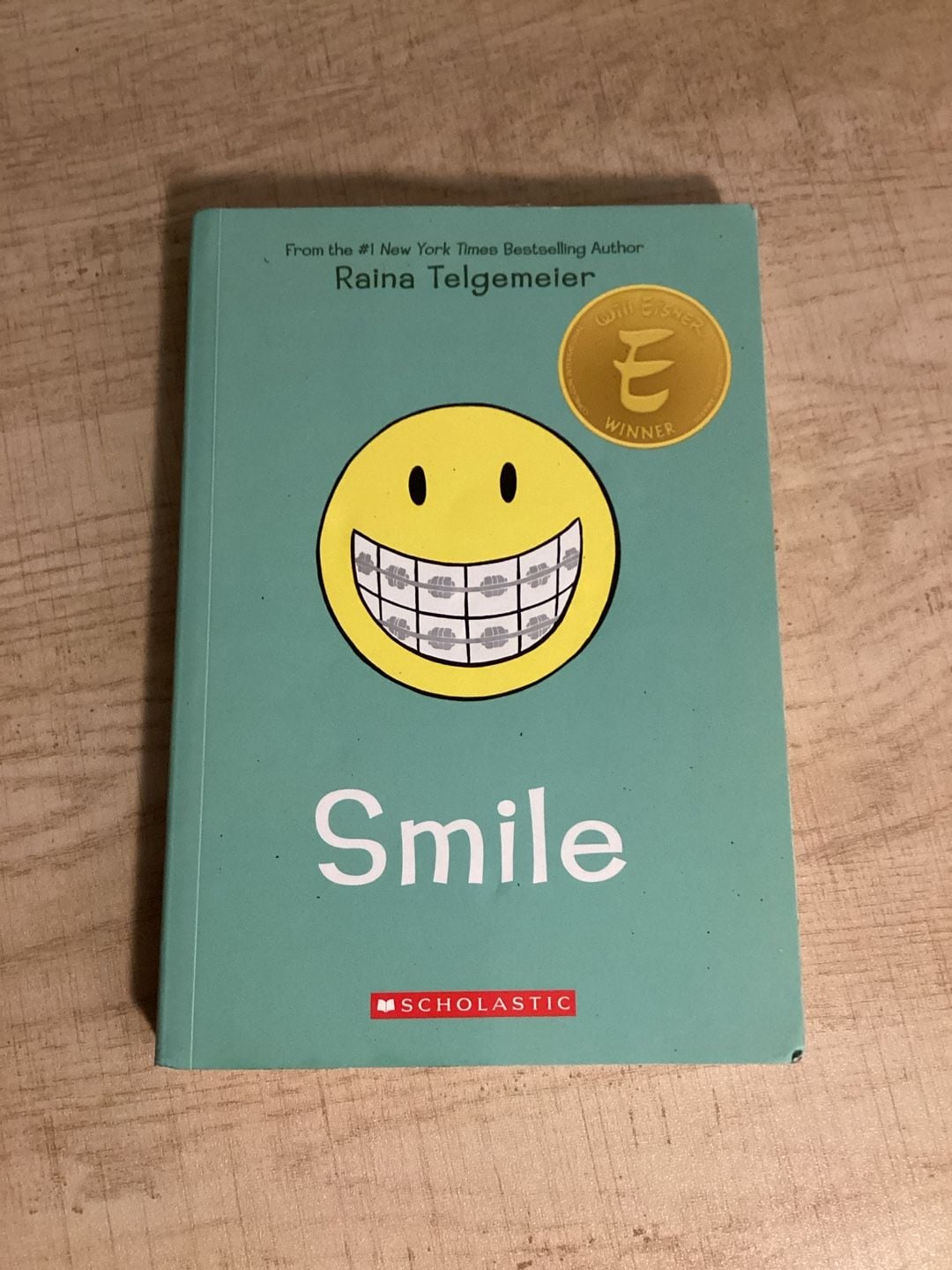 Scholastic Smile by Raina Telgemeier Paperback Graphic Novel 1