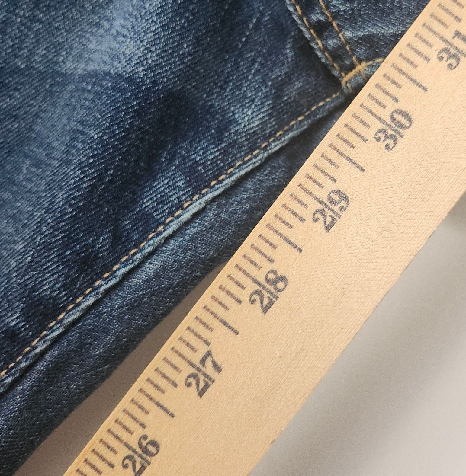 Polo Ralph Lauren Denim Jeans Size 34x30 Blue Cotton Distressed 3