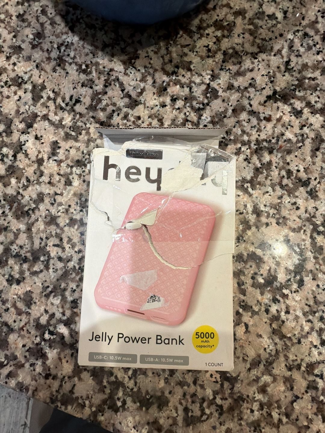 Heyday 5000 mAh Jelly Power Bank Pink 2
