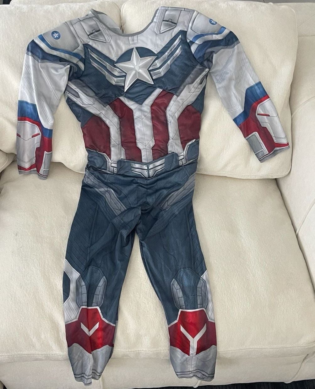 Marvel Avengers Endgame Captain America Quantum Realm Costume Size Youth Medium 8-10 2