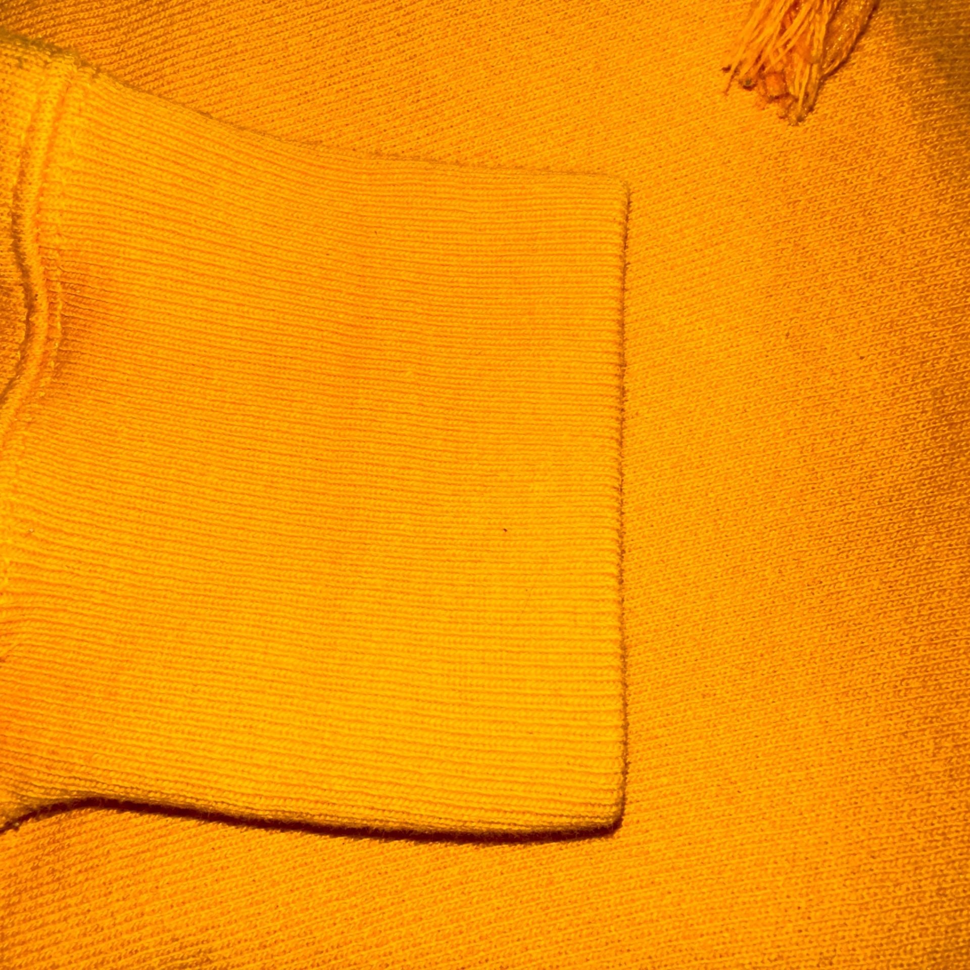Champion Reverse Weave Big C Logo Yellow Hoodie 8