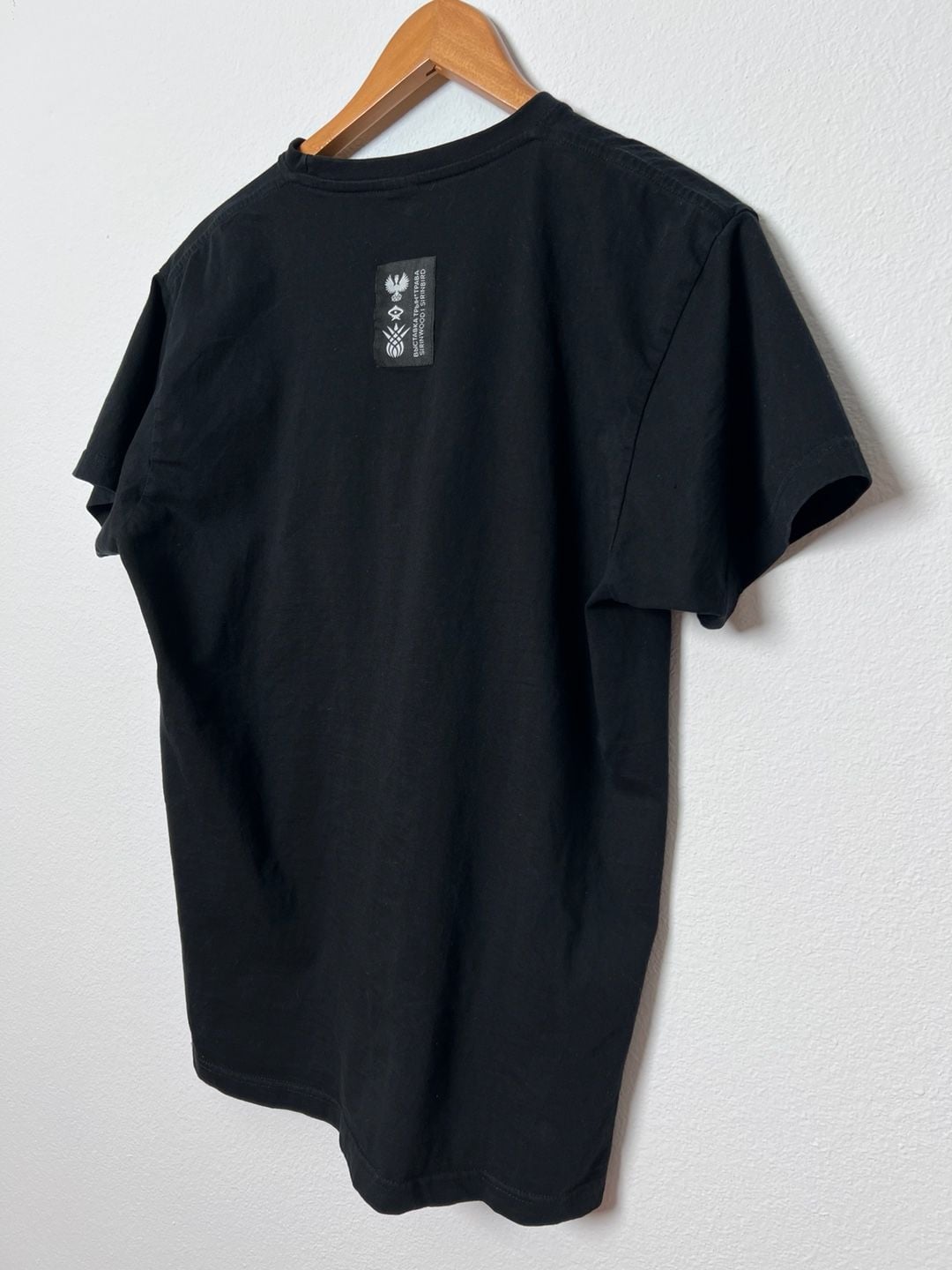 Black Graphic Eye Symbol T-Shirt Size L Streetwear Alternative Art Tee 8