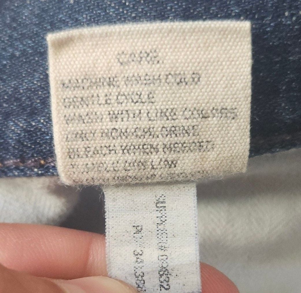 Polo Ralph Lauren Denim Jeans Size 34x30 Blue Cotton Distressed 16
