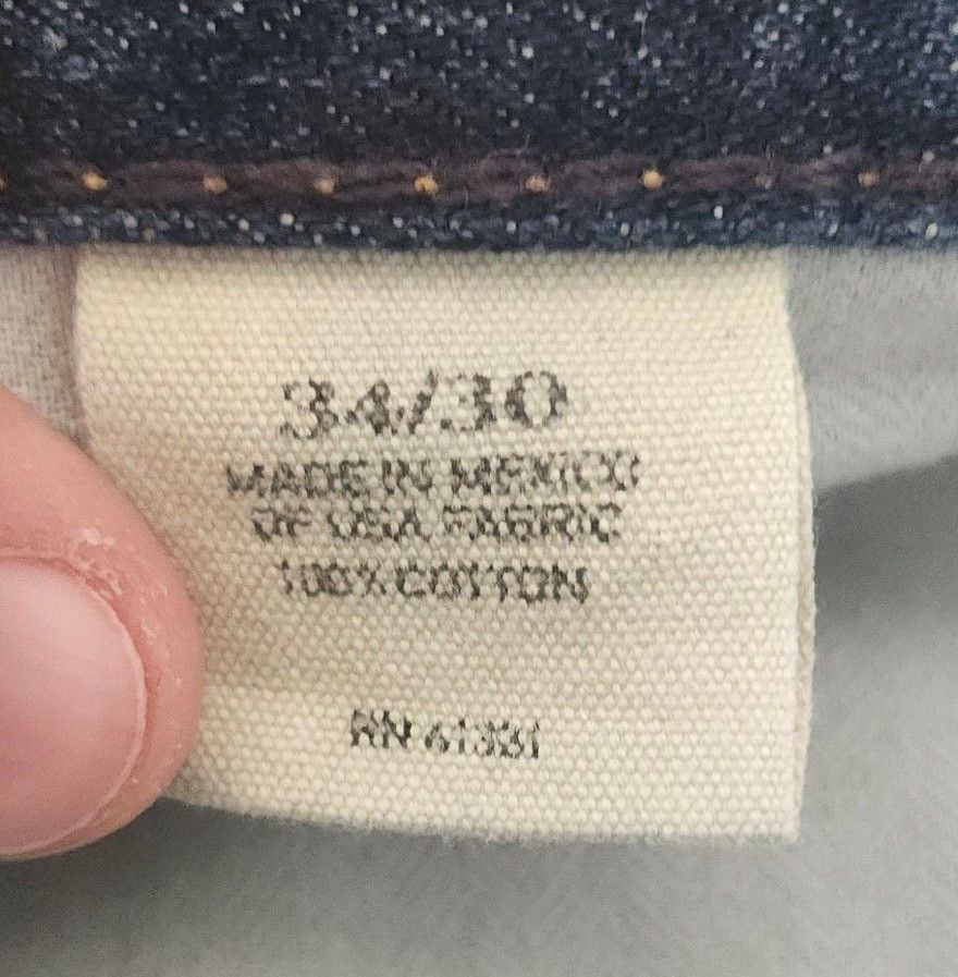 Polo Ralph Lauren Denim Jeans Size 34x30 Blue Cotton Distressed 15