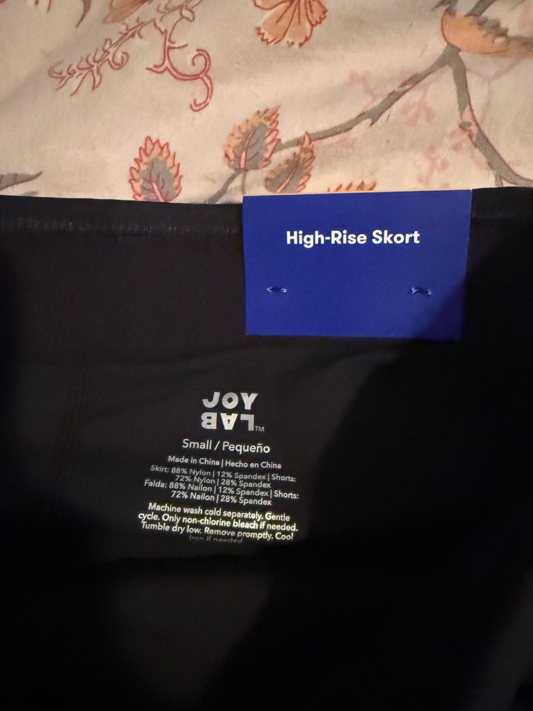 JoyLab High-Rise Skort Size S Black Onyx 4