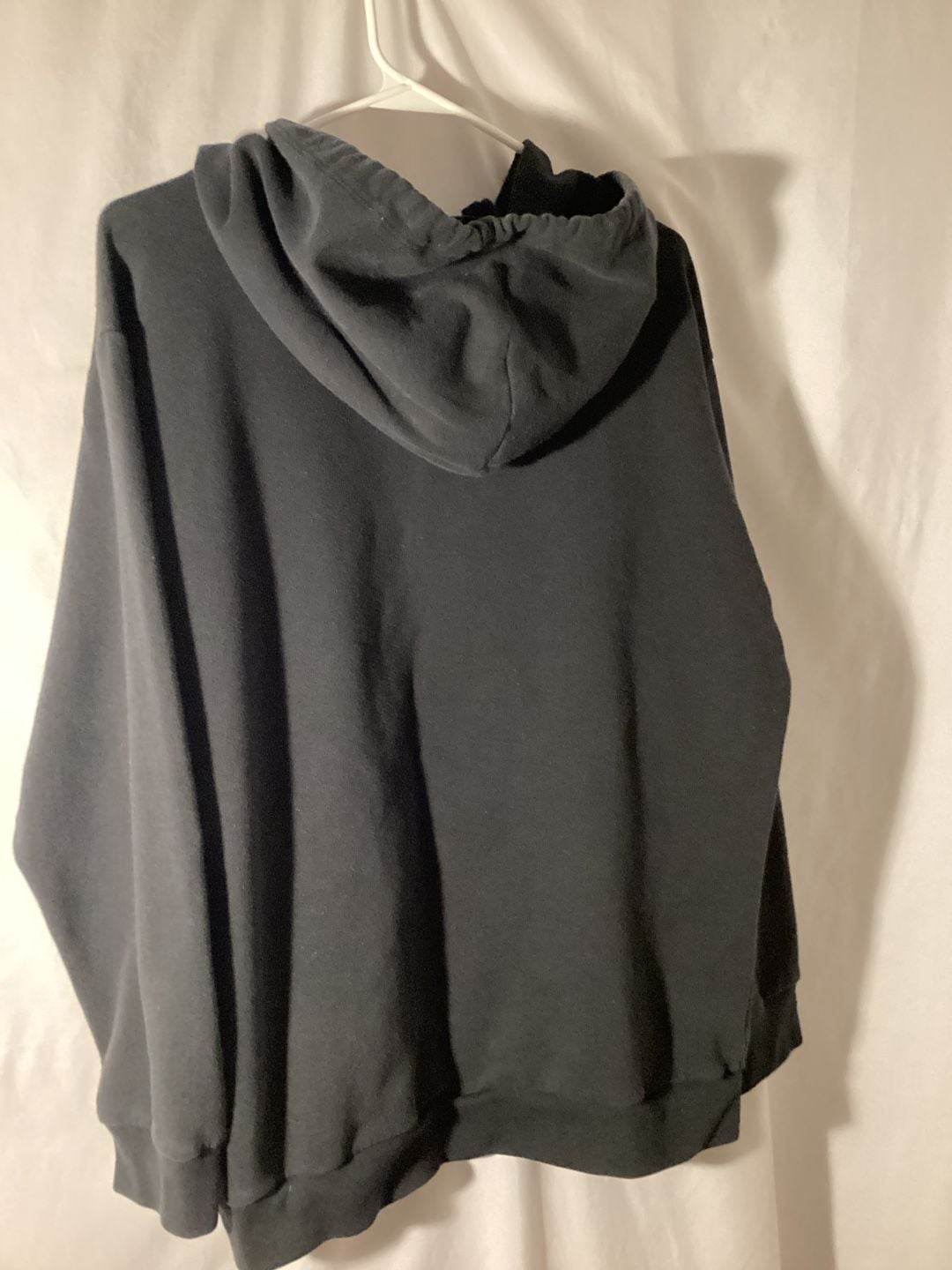 Victoria's Secret PINK Campus Pullover Hoodie Size L Black Rainbow Script 4