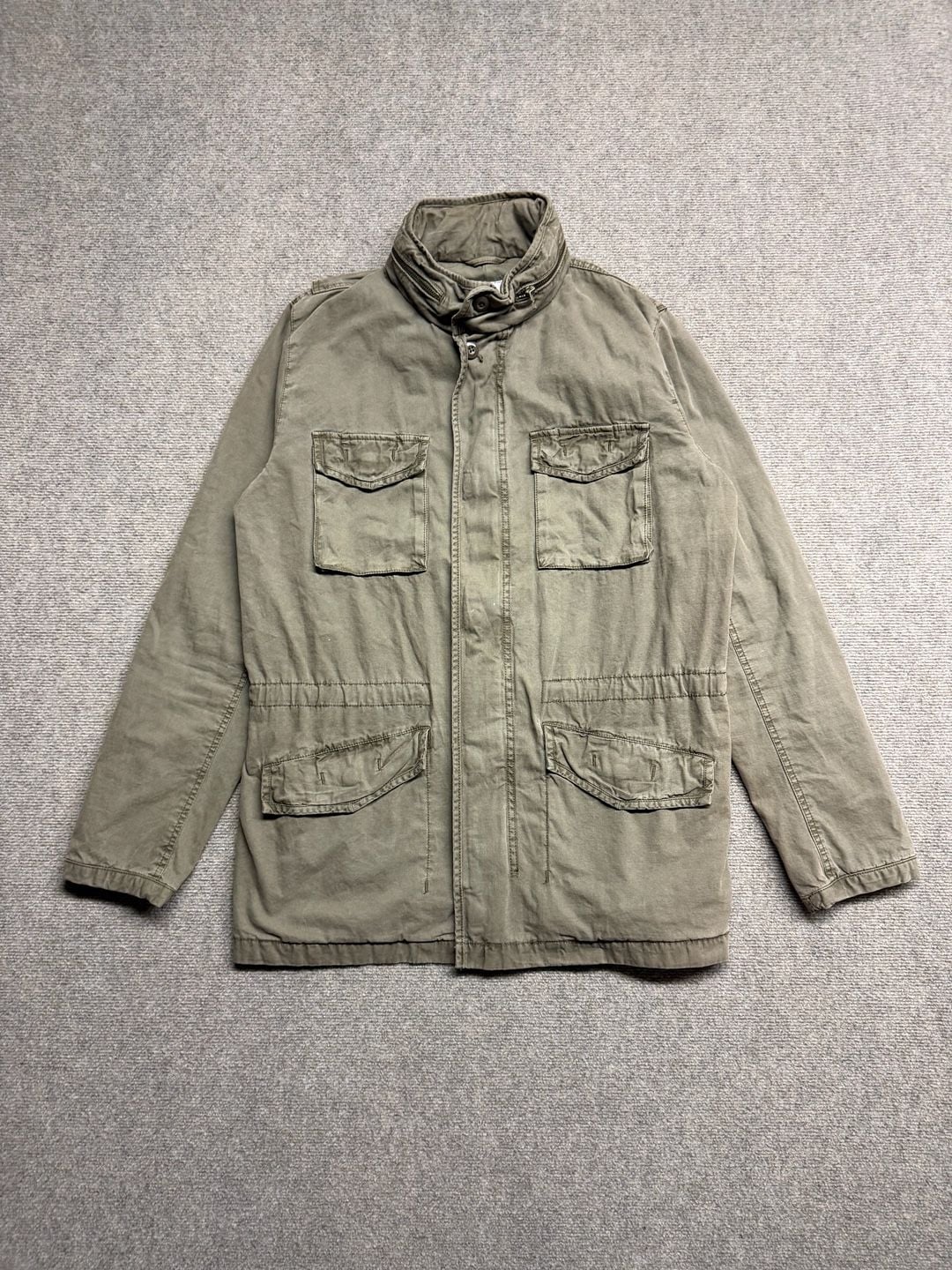 Green American eagle jacket 2