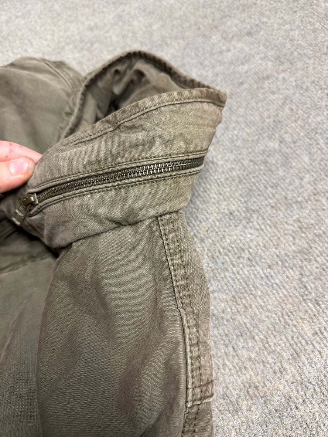 Green American eagle jacket 5