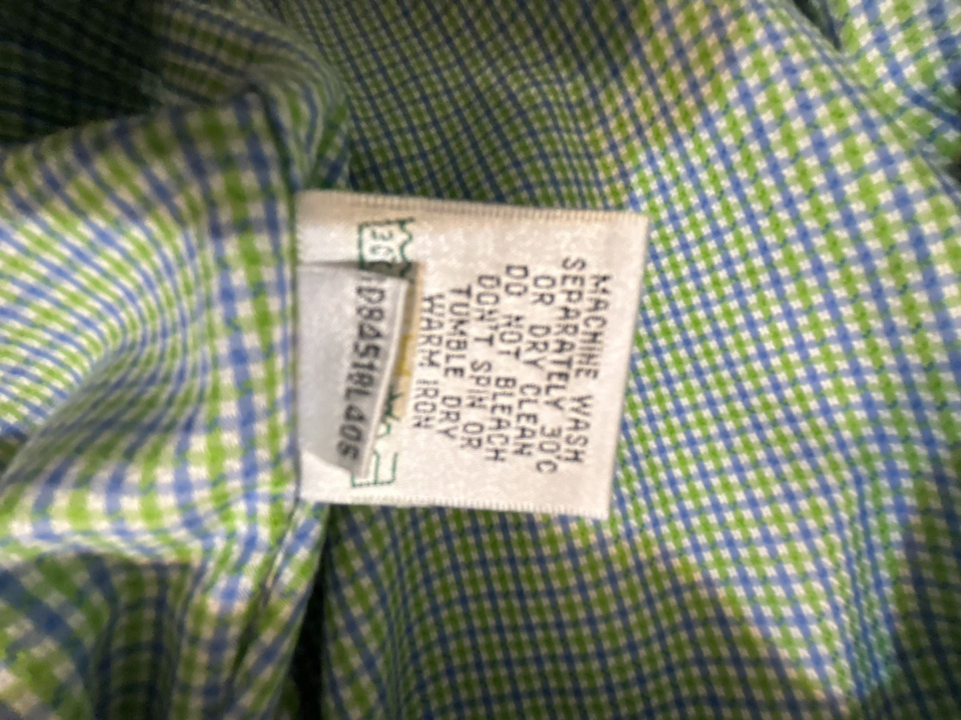 Bugatchi Shaped Fit Size 16 D84518L40S Plaid Long Sleeve Button Up Shirt 4