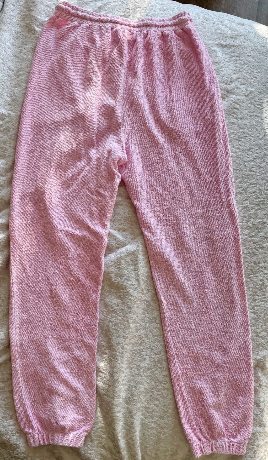 Barbie x Forever 21 Terry Jogger Sweatpants Size M Pink 9