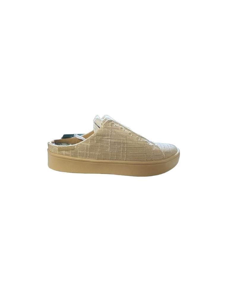 Revitalign Harmony Petal Size 6B Tan Woven Sneaker Mules 2