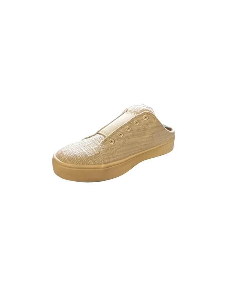 Revitalign Harmony Petal Size 6B Tan Woven Sneaker Mules 3