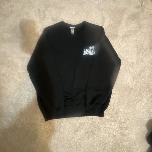 Jacks Surfboards Doheny Sweatshirt Size M Black California
