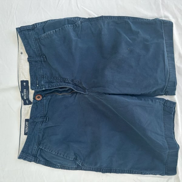 Hollister Classic Fit Short Size 30 Blue Epic Flex