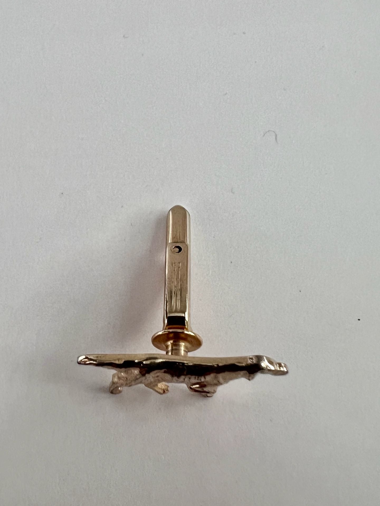 Hickok Vintage Pointer Dog Cufflink Gold Tone Setter Hunting 3