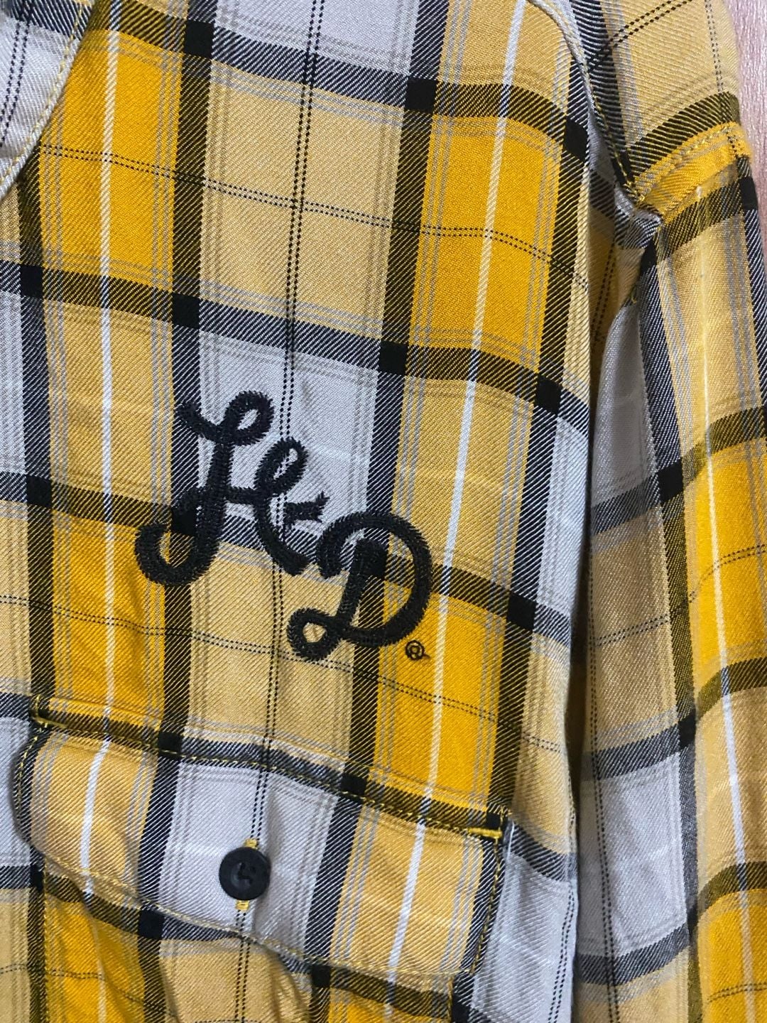 Harley-Davidson Classic Racer Plaid Shirt Size 2W Yellow 3