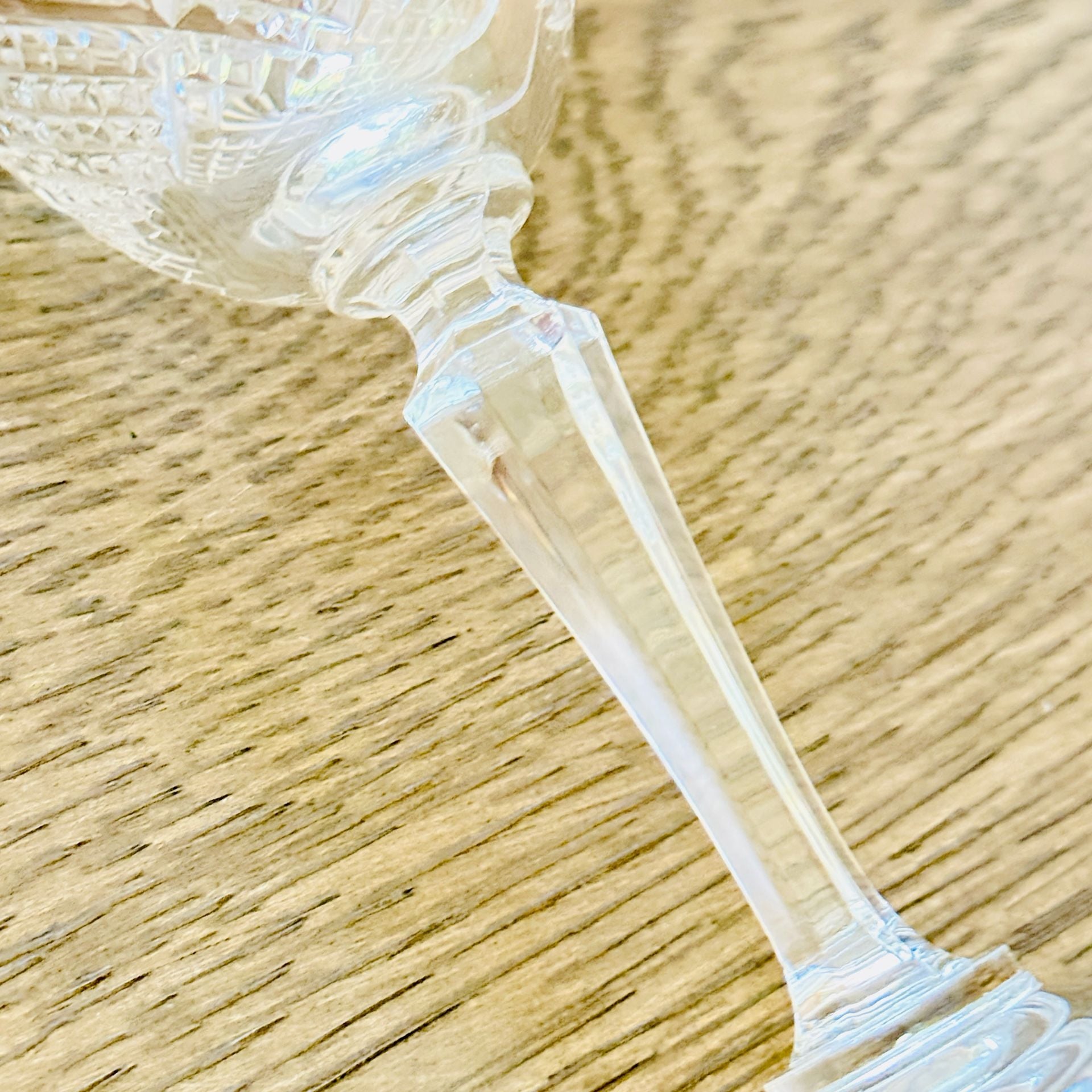 Gorham Crystal Renaissance Wine Glass Set Of 6 Cut Crystal Stemware 6