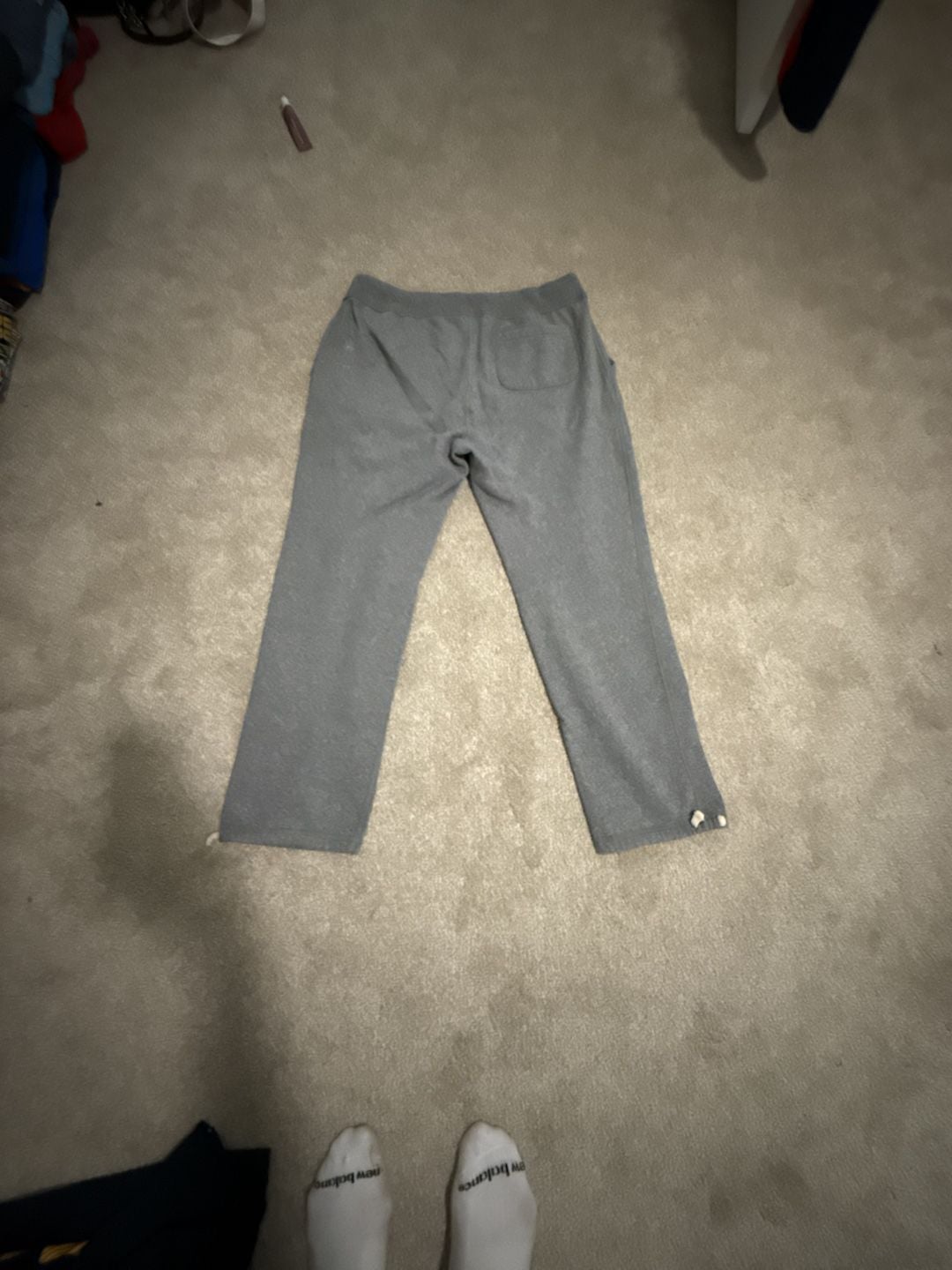 Polo Ralph Lauren Sweatpants Size L Grey Drawstring Fleece 4