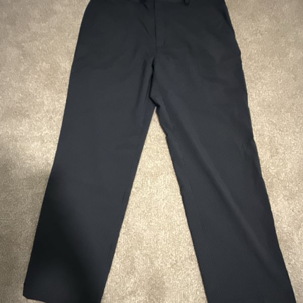 Nike Golf Dri-FIT Pinstripe Pants Size 34x30 Black