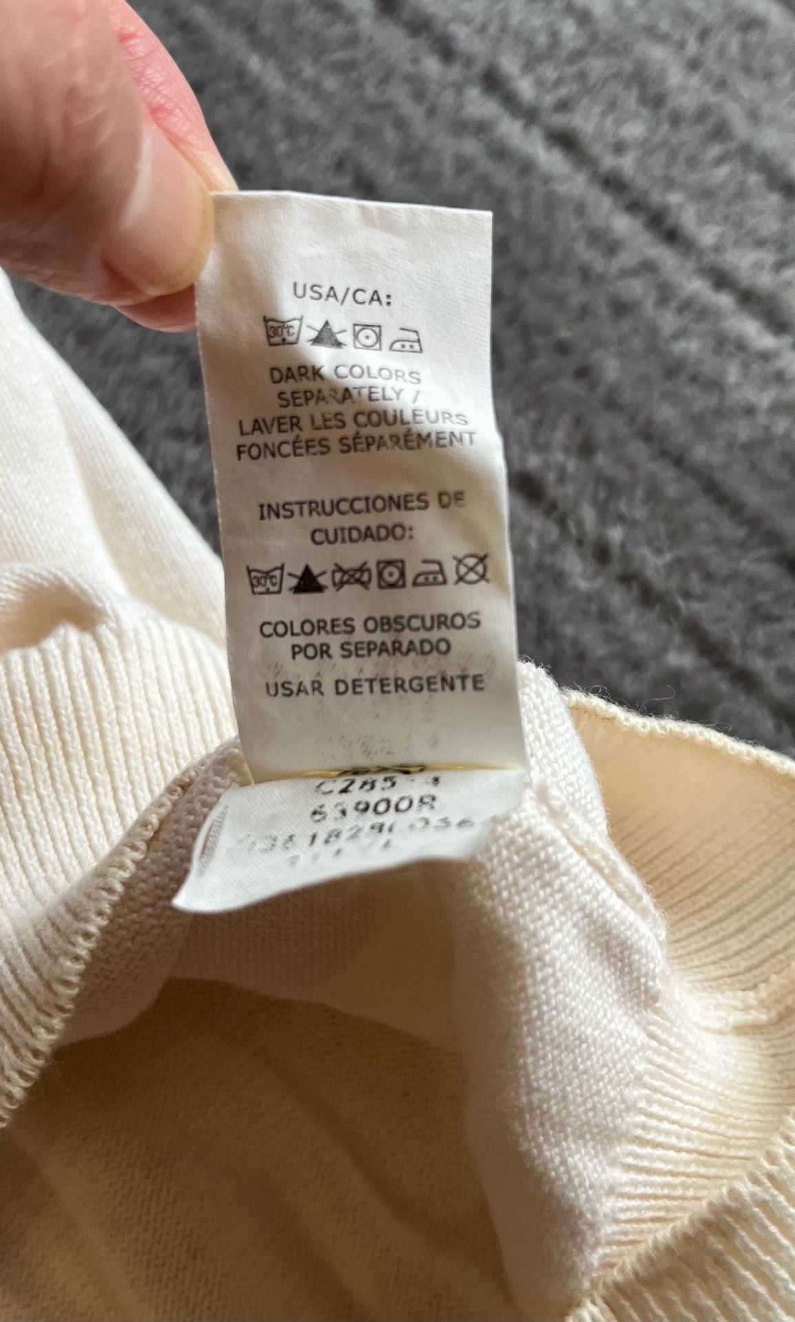 Chaps Est. 1978 Men’s 100% Cotton V- Neck Sleeveless Vest Cream Size L Golf 6