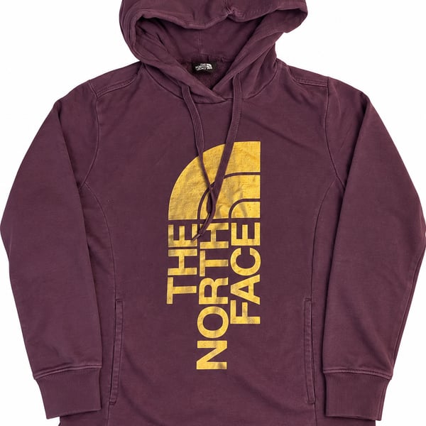 The North Face Trivert Pullover Hoodie Purple Gold