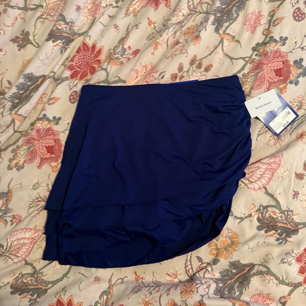 JoyLab Swim Skort Size XS Blue Built-In Shorts