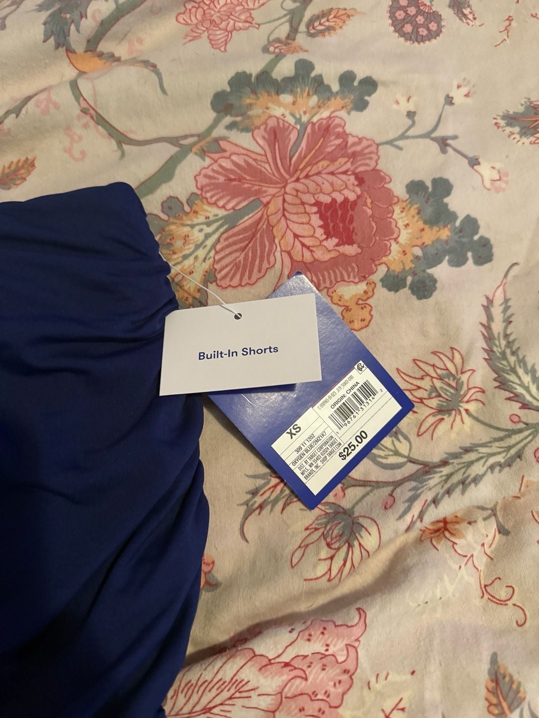 JoyLab Swim Skort Size XS Blue Built-In Shorts 3