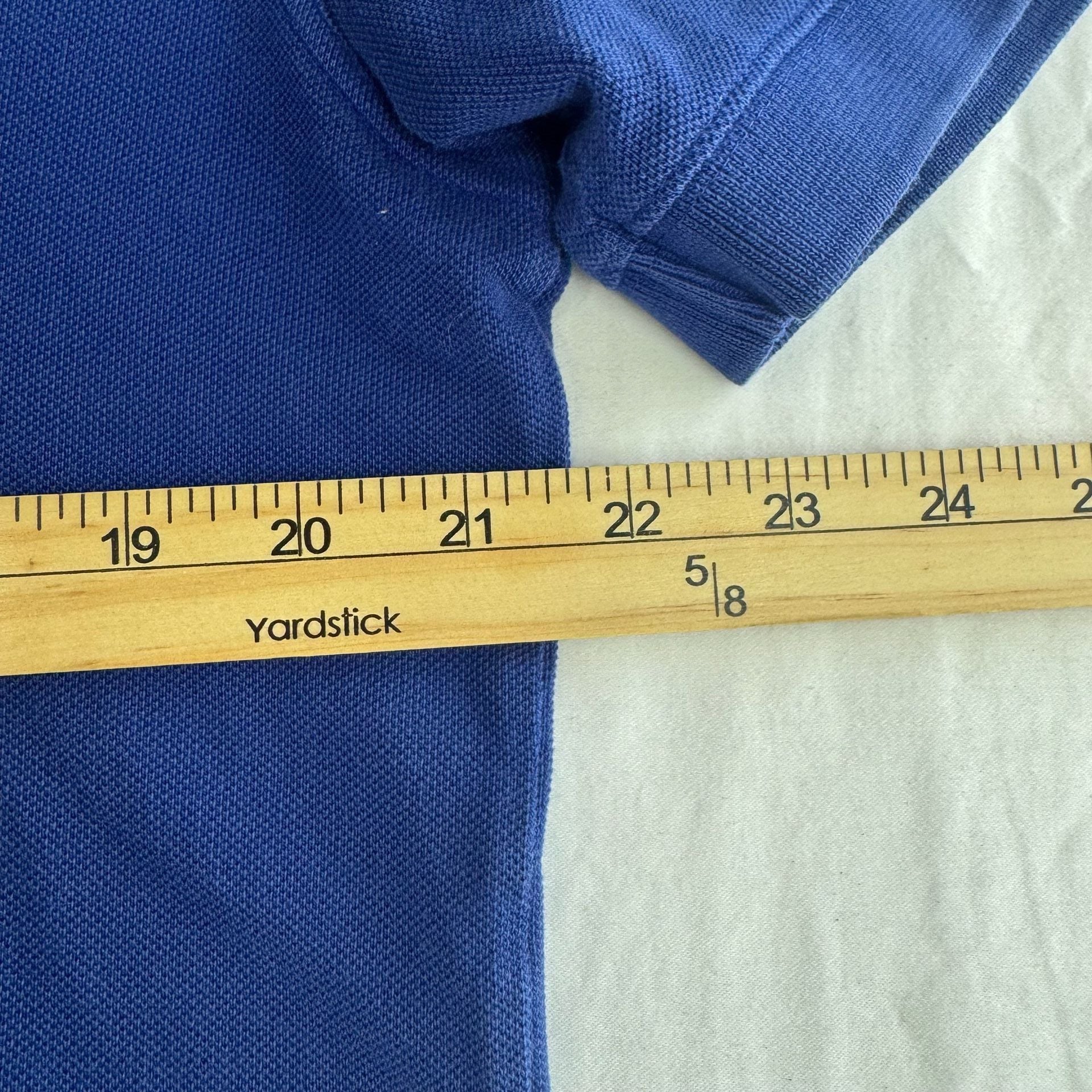 Brooks Brothers 1818 Performance Polo Size L Blue Slim Fit 6