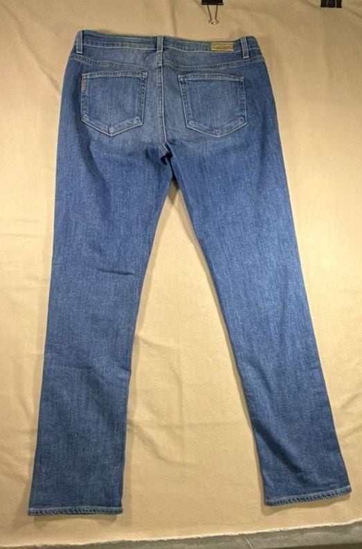 Rosie HW X Paige Denim Jeans Size 28 Medium Wash Stretch 9