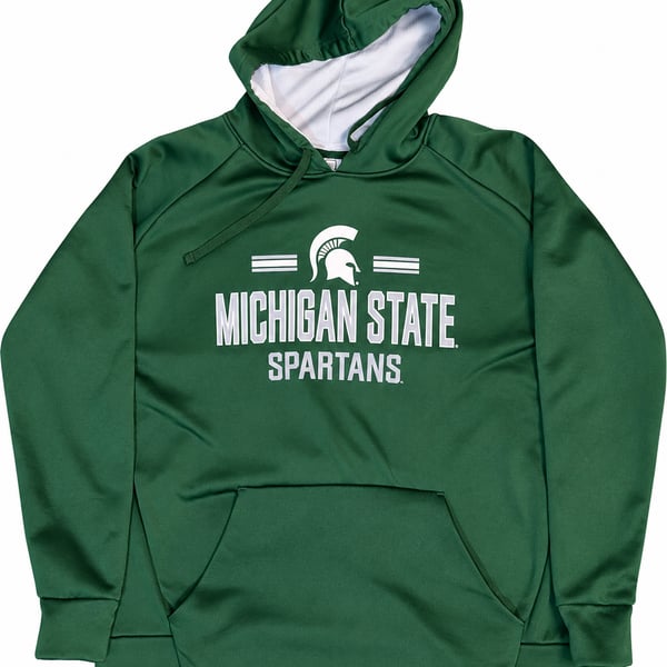 ProEdge Michigan State Spartans Hoodie Size Large Green