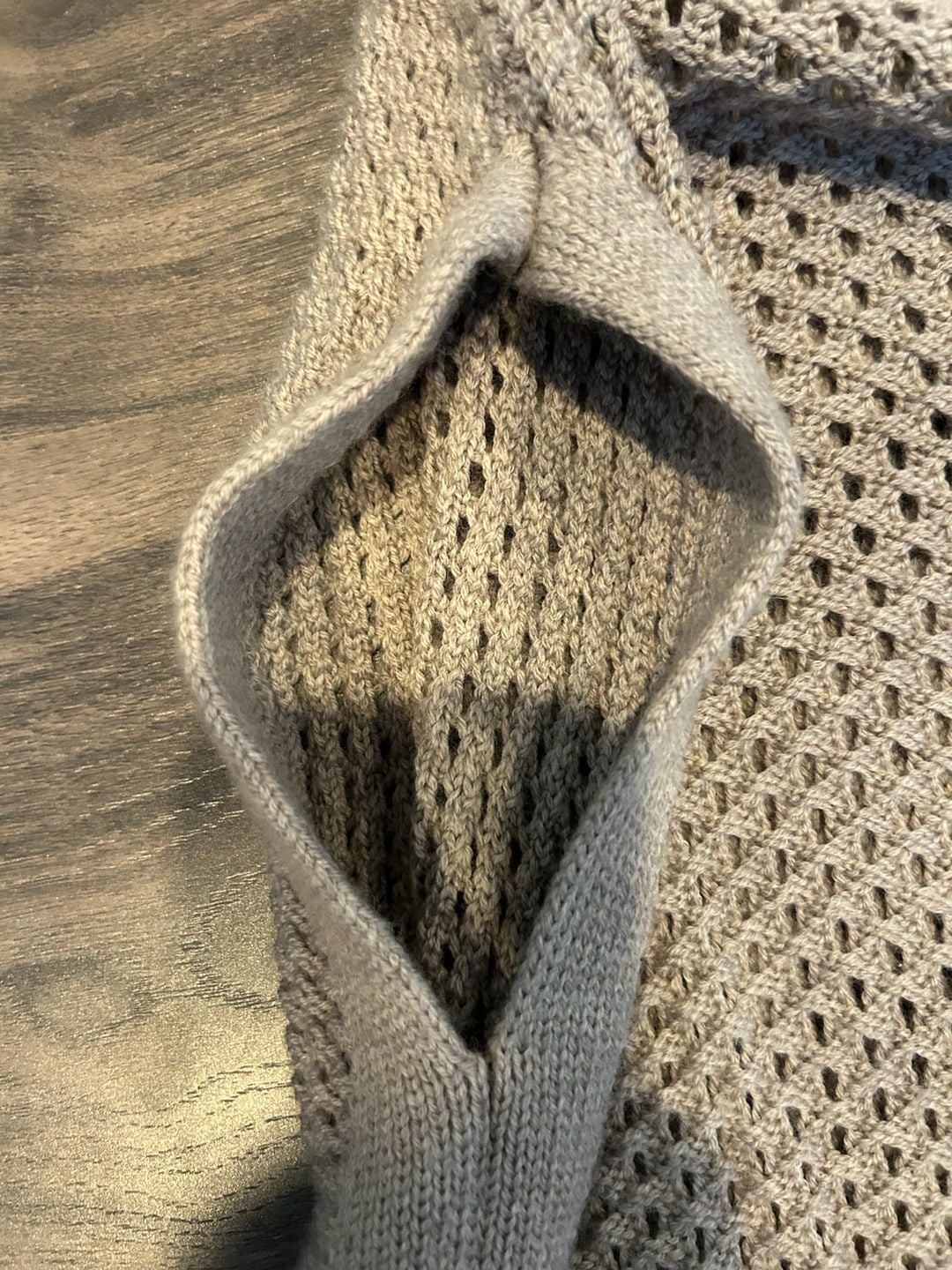 Eileen Fisher Open Knit Vest Size XS Taupe Sleeveless Sweater 4