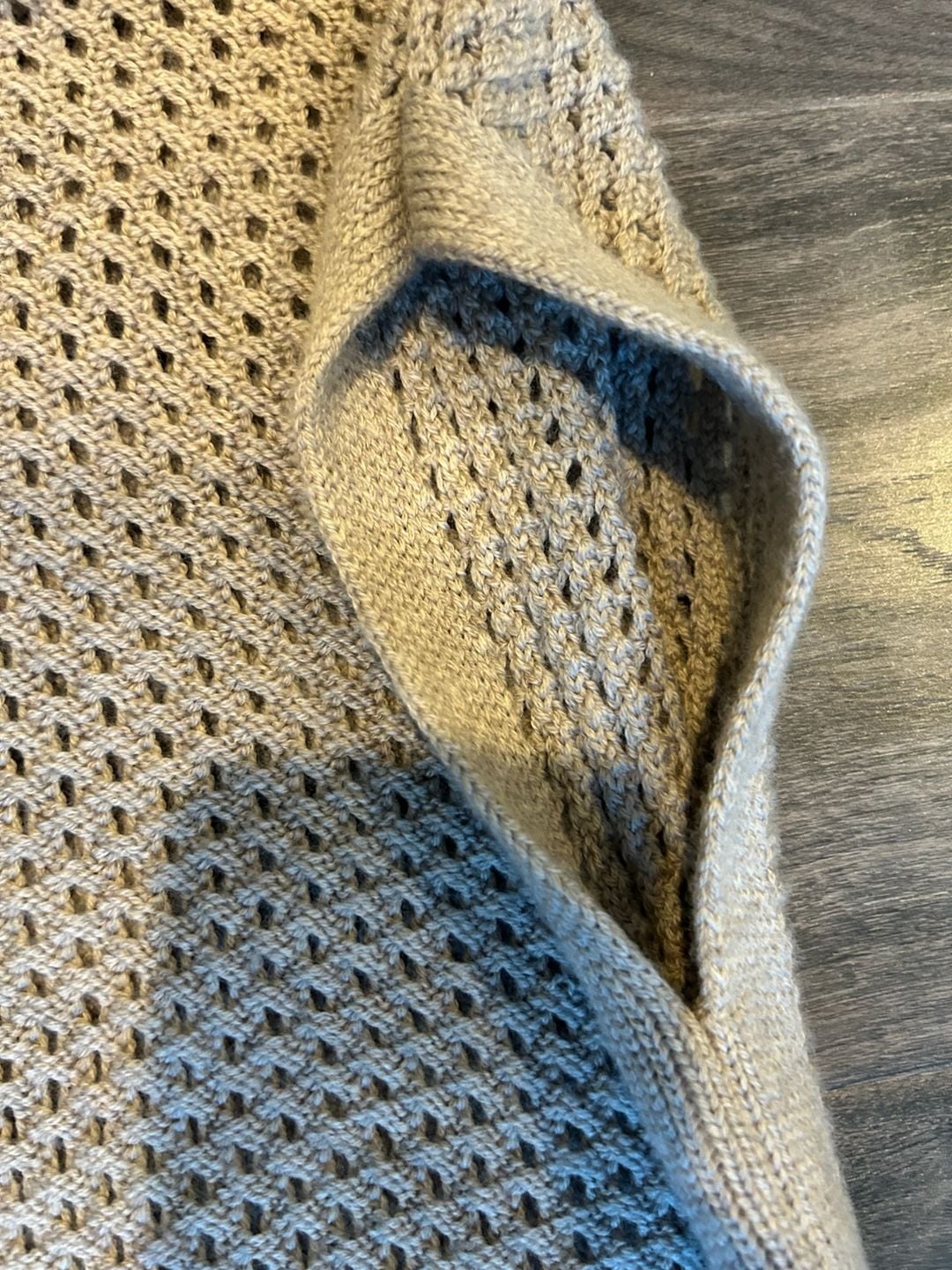 Eileen Fisher Open Knit Vest Size XS Taupe Sleeveless Sweater 5