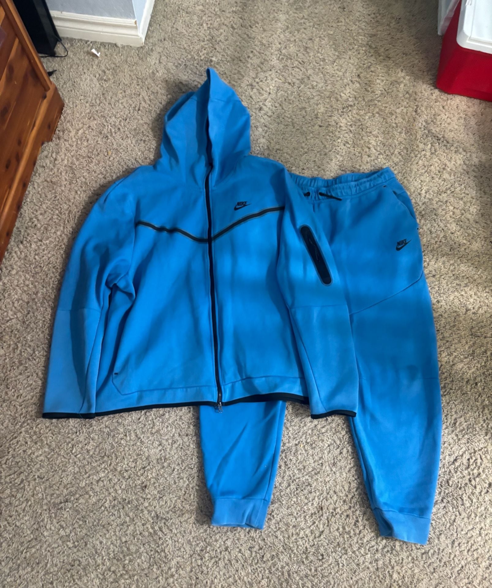 Nike Tech Fleece Tracksuit Blue 1